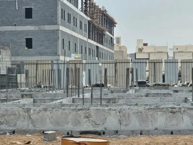 إنشاء أساسات مسلحة